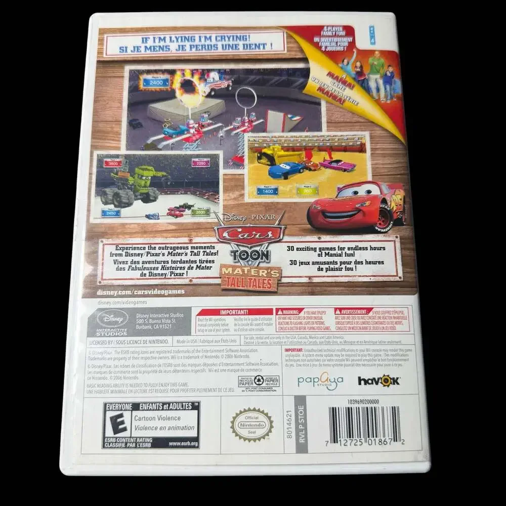 Disney Pixar Cars Toon: Mater's Tall Tales (Nintendo Wii, 2010)